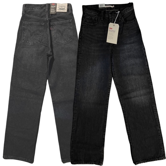 Levi's® Premium LEVI'S® WELLTHREAD® RIBCAGE STRAIGHT JEANS in Earth Stone Hemp - Picture 14 of 15